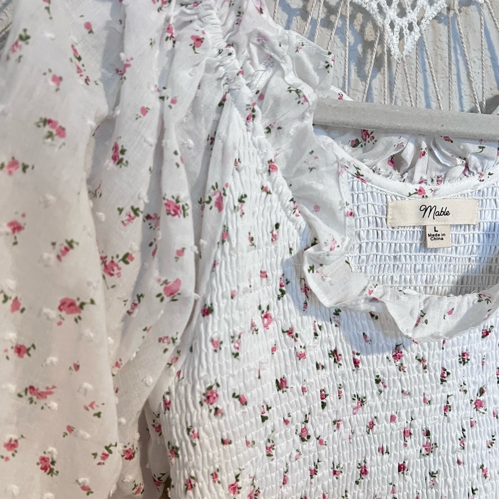Mable white Dress